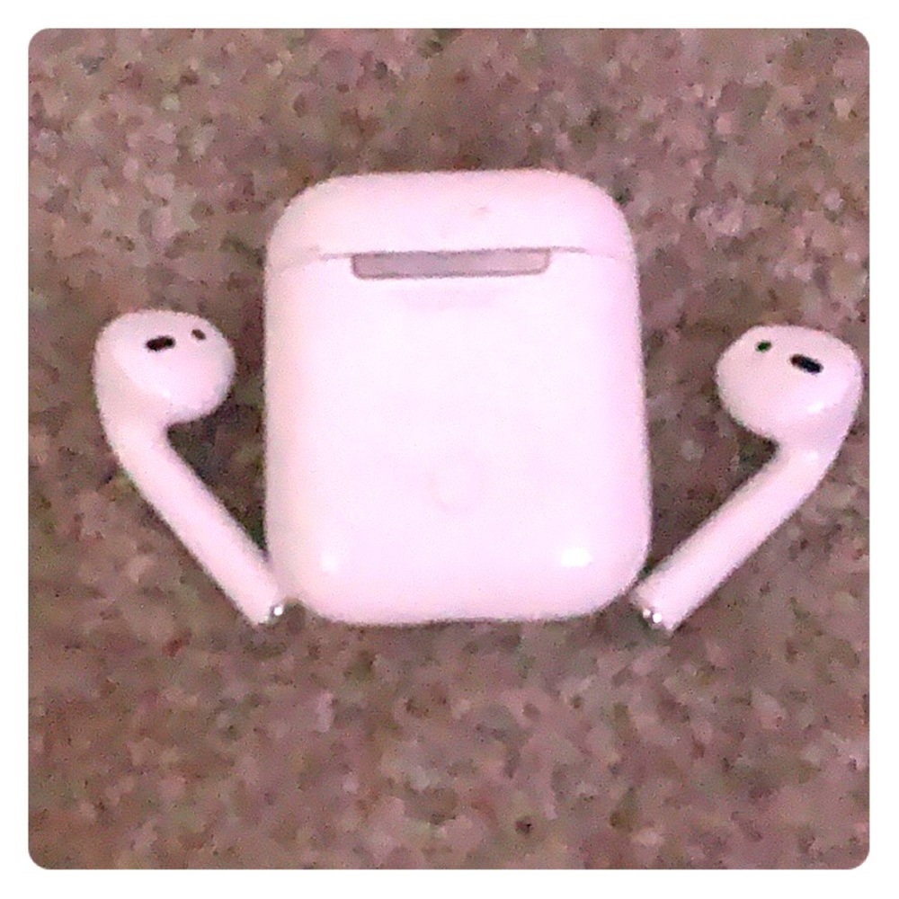 AirPods with case (charger not included)